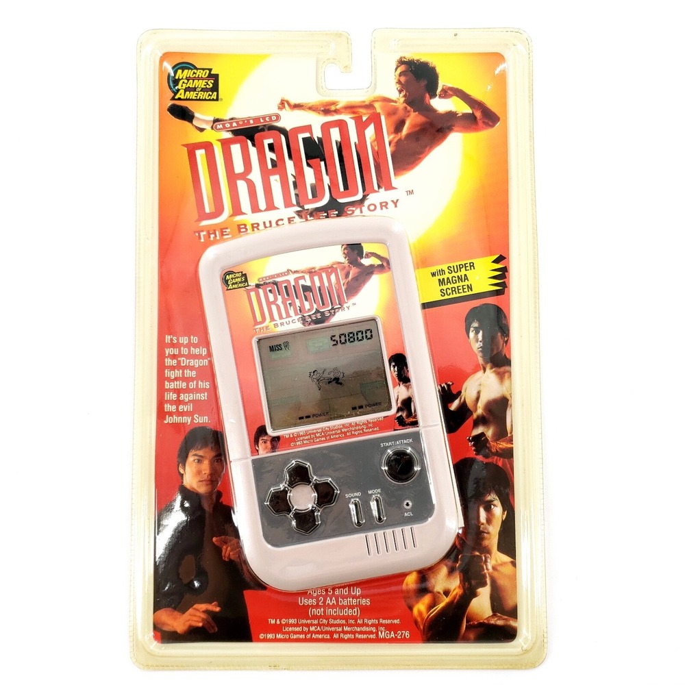 Dragon The Bruce Lee Story Electronic Handheld MGA Micro Games of America New